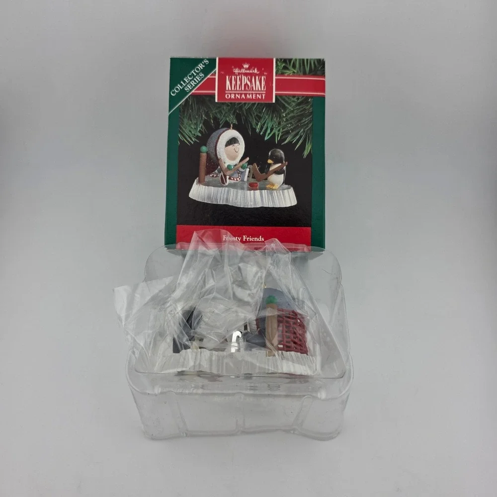 Hallmark 1991 Frosty Friends 12th in Series Keepsake Christmas Ornament With Box